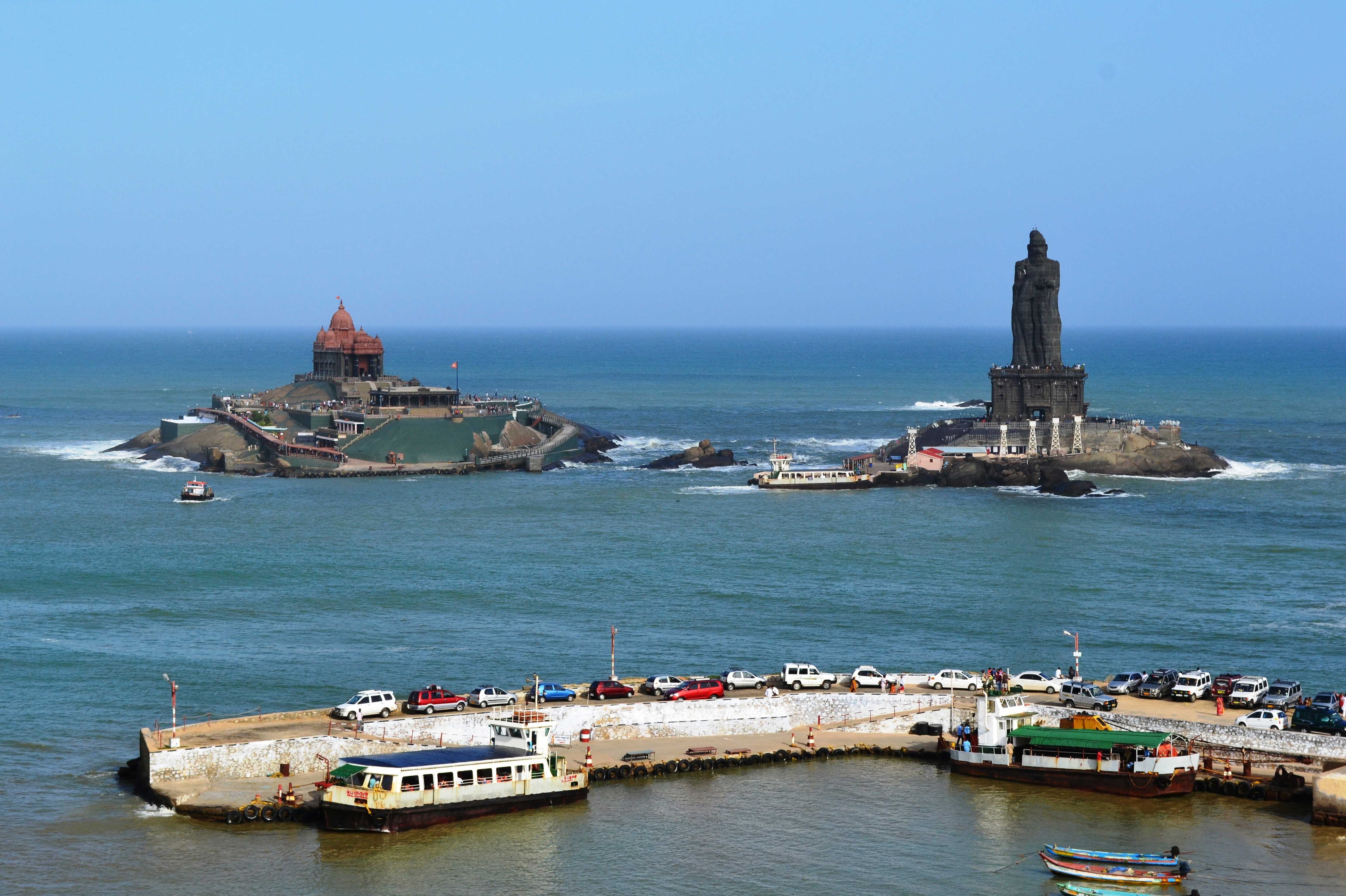 Vivekananda Rock Memorial in Kanyakumari representing car loan services in Kanyakumari district for new cars, pre-owned car loans, and affordable EMI options.